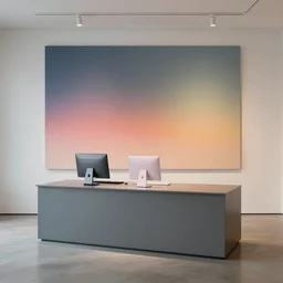 dezeen showroom, minimalissimo, artsy soft light gradient computer blur from spike jonze her by jonny niesche, kristen cliburn