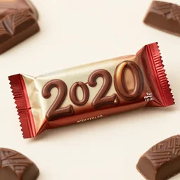 chocolate candy bar packaging, 2 0 2 0 s style, very appealing, marketing photo