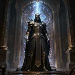 an intricate and detailled render of the last gatekeeper, standing in front of the door of time glowing from it's magic plasma, by tivadar csontvary kosztka,, trending on art station, + soft illumination, intricate detail, highly detailed, atmospheric, hades, rendered in octane, slav epic