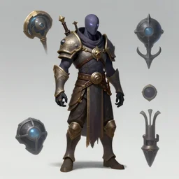concept art for a gravity sorcerer mechanic, character design, artstation trending