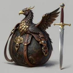 a magical sword, digital art, realistic painting, fantasy, dnd, the griffon's saddlebag, concept art, very detailed, high definition, trending on artstation