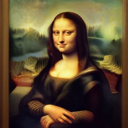 walter white as mona lisa painting