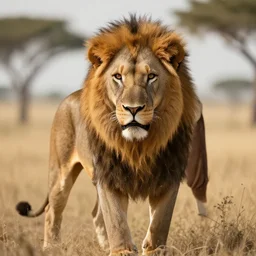 lion hunter  as digital art