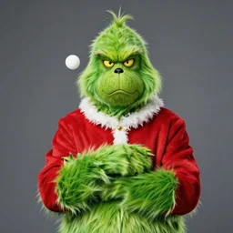 portrait photo still of real life grinch, 8 k, 8 5 mm f 1. 8