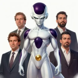 formal portrait of frieza. digital art by eugene de blaas, ross tran, and nasreddine dinet, vibrant color scheme, intricately detailed, in the style of romanticism. artstation, greg rutkowski
