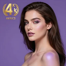 photo of a beautiful woman with purple sin, 4 k, hdr, smooth, sharp focus, high resolution, award - winning photo
