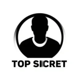 a minimalist vector logo for top secret netstalking project