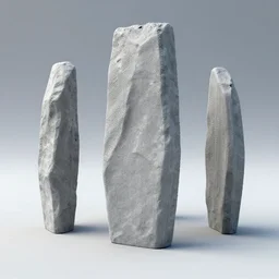 a menhir made from 3 d print pla