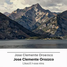 lakeside mountains, by jose clemente orozco