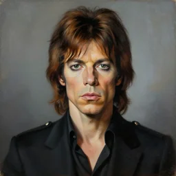 surreal surrealism surrealist painting of mick jagger, detailed