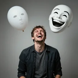 a guy who laughed so hard his face came off, became huge and kept laughing terrorizing everyone, giabt floating face laughing