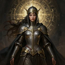 symmetry!! portrait of a female crusader, unholy, intricate, highly detailed, dynamic lighting, digital art, digital painting, artstation, sharp focus, illustration, art by terese nielsen, 8 k