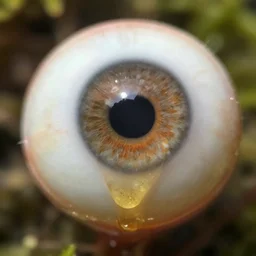 hairy eyeball dripping honey