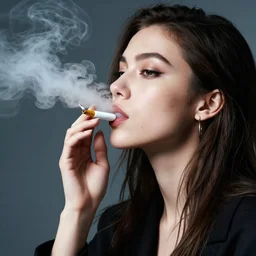 a supermodel snorting cocaine