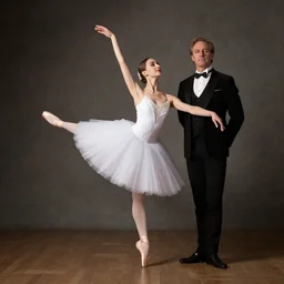 portrait of a graceful russian prima ballerina, by donato giancola and berthold woltze.