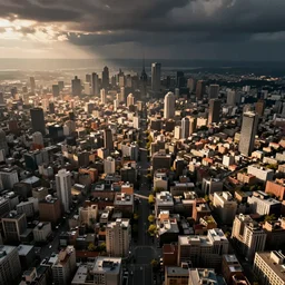 an infinitely large city