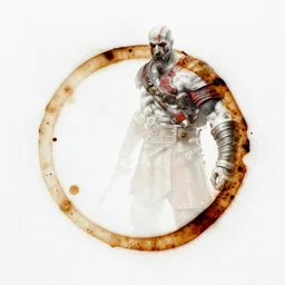 kratos, coffee stain