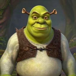 shrek portrait, fantasy, highly detailed, art by sean phillips