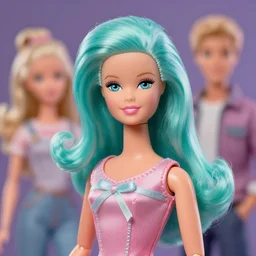 vintage barbie with turqoise hair, hyper - detailed matte digital painting, concept art, fantastically pastel colors, by jesper elsing and lois van baarle and ilya kuvshinov and ian spriggs, cinematic lighting, studio quality, octane render, smooth render, behance hd, trending on artstation hq