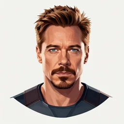 concept art of tony stark, vector art, by grzegorz domaradzki, brush hard, highly detailed, artstation, high quality