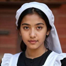 portrait_photo_of_a_stunningly beautiful_nepalese_maiden with amazing shiny eyes, 19th century, hyper detailed by Annie Leibovitz and Steve McCurry, David Lazar, Jimmy Nelsson, professional photography