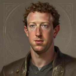 Mark Zuckerberg, closeup, D&D, fantasy, intricate, elegant, highly detailed, digital painting, artstation, concept art, matte, sharp focus, illustration