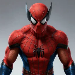 Spiderman as cyborg Wolverine,muscle extremely detailed, fantastic details full face, mouth, trending on artstation, pixiv, cgsociety, hyperdetailed Unreal Engine, optimization 4k 8k ultra HD, WLOP
