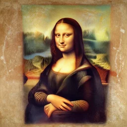 mona lisa, ancient cave painting