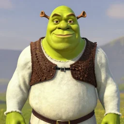 steve harvey!!!!! but as shrek, photorealistic, 4 k
