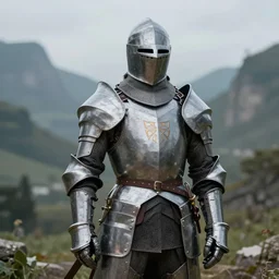 a portrait of a fantasy knight in a scenic environment, by ross tran