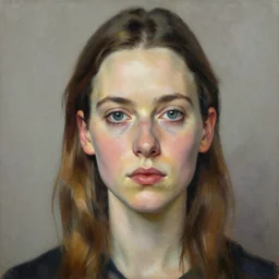 high quality high detail painting by lucian freud, hd, portrait of mia wasikowska