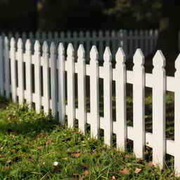 white picket fence by disney concept artists, blunt borders, rule of thirds