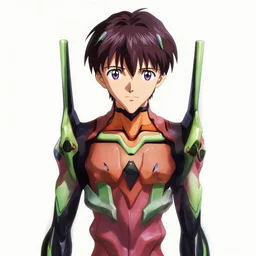 still from Studio Khara movie Evangelion  1 0 You Are (Not) Alone,  Shinji Higuchi and Tomoki Kyoda,Dante from Devil May Cry 2001,A gun in both hands, symmetrical face