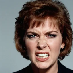 Cass Elliot, very angry, MAD, headshot , close-up, studio lighting, 200mm, canon, f/22