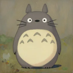 an oil painting of a teru teru bozu
