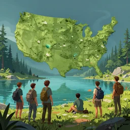 photo the last us environement part 2 lakeside 4 k rtx hdr conpcet studio matte painting digital illustration fanart artstation by eytan zana and balazs agoston, jad saber and aaron limonick and pablo dominguez and florent lebrun and robby johnson