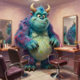 a beautiful and highly detailed painting of an aaahh!! real monsters beauty salon by james gurney | unreal engine :. 5