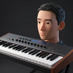 electronic, sampler, synthesizer. rendered in blender, ultra realistic, smooth shading, ultra detailed, high resolution, cinematic, unreal 6, perfect face, fine details, studio lighting, subtle shadows, art by katsuya terada, photorealism, hyper realism, octane render, hyper detailed, canon eos r 3, f / 1. 4, iso 2 0 0, 1 / 1 6 0 s, medium shot, 8 k, raw, unedited, in - frame,, - h 5 7 6