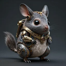 biomechanical dieselpunk chinchilla 4 k unreal engine artstation cinematic mood lighting by emil melmoth h r giger brian froud gustave dore albrecht durer hieronymus bosch greg rutkowaki