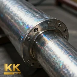 professional photograph of beautiful iridescent welded metal, 4 k