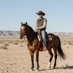 marty robins riding a horse in the new mexico desert
