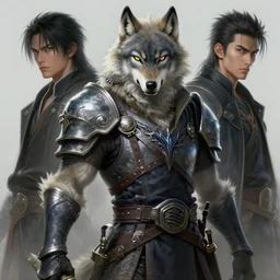 a detailed portrait of wolf warrior of final fantasy, by victo ngai and justin gerard, digital art, realistic painting, very detailed, sharp focus, fantasy, dnd, character design, trending on artstation