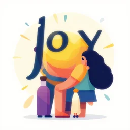 the joy of life, a simple vector based illustration, by greg rutkowski, vibrant, vector art, award winning, stunning, trending on art station, highly detailed