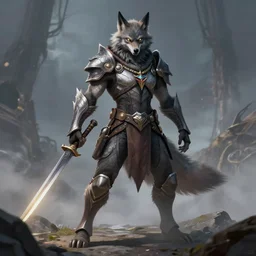 a werewolf warframe