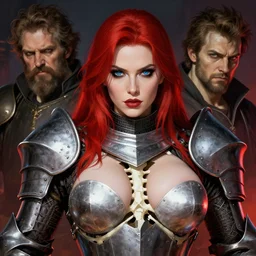 closeup character portrait of rubenesque woman onoskeleton with wearing knightly armor from mortal shell, scorn game, by h r geiger and beksinski, grim dark vibrance, rembrandt, bouguereau, cg society, tone mapping, global illumination