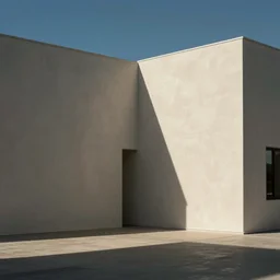 minimalist summertime architecture by atey ghailan ( ( and edward hopper ) )