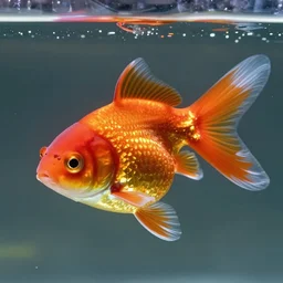 steampunk goldfish, hyperrealistic drawing, raytraced