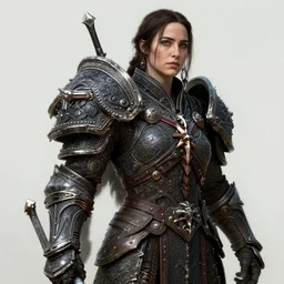 caitriona balfe, warcraft, dark souls : : illustrated by artgerm, moebius : : quixel megascans, ray - tracing, redshift render, 8 k, insanely detailed and intricate, elegant, design, weta digital, imaginefx, photorealism, character design