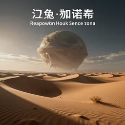 Alien desert planet
