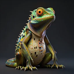 portrait of mark zuckerberg as a lizard overlord, hyper detailed, digital art, trending in artstation, cinematic lighting, studio quality, smooth render, unreal engine 5 rendered, octane rendered, art style by klimt and nixeu and ian sprigger and wlop and krenz cushart.